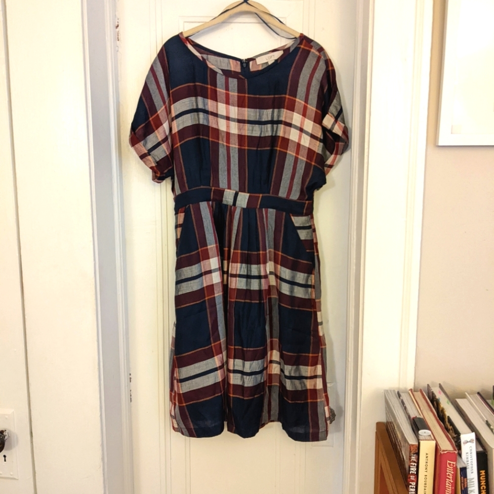 Plaid Loft dress